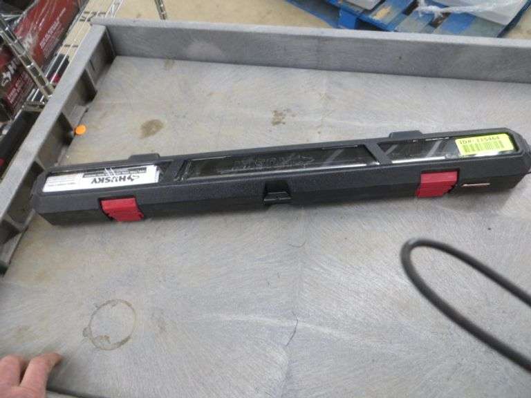 Husky Micrometer Adjustable Torque Wrench Lambrecht Auction, Inc.