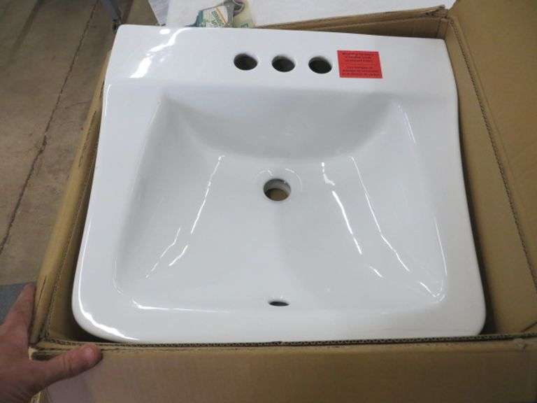 Glacier Bay Wall Mount Sink Lambrecht Auction, Inc.