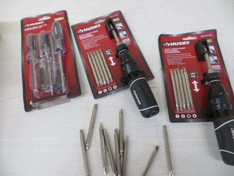 Husky Screwdriver Sets And Torx 5pc Set Lambrecht Auction, Inc.