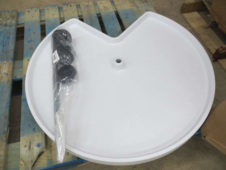 Lazy Susan Shelves And Poles Lambrecht Auction, Inc.