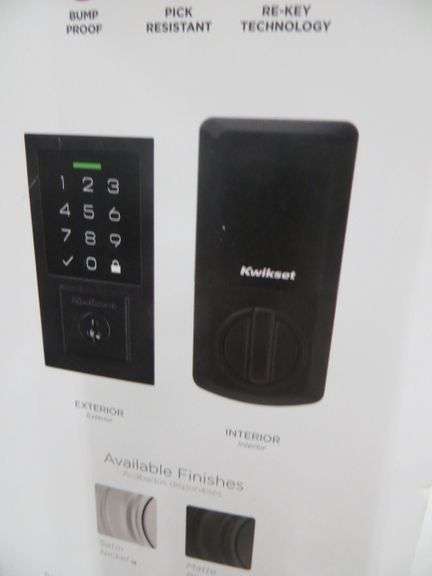 Kwikset Smart Code 270 Touchpad Electronic Lock Matte Black Lambrecht kwikset-smart-code-270-touchpad-electronic-lock-matte-black-lambrecht