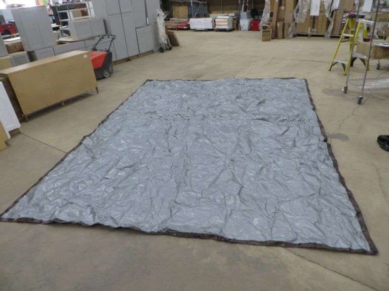 Two Heavy Duty Tarps Lambrecht Auction, Inc.