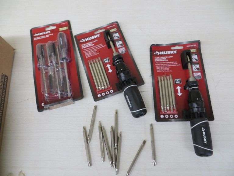 Husky Screwdriver Sets And Torx 5pc Set Lambrecht Auction, Inc.