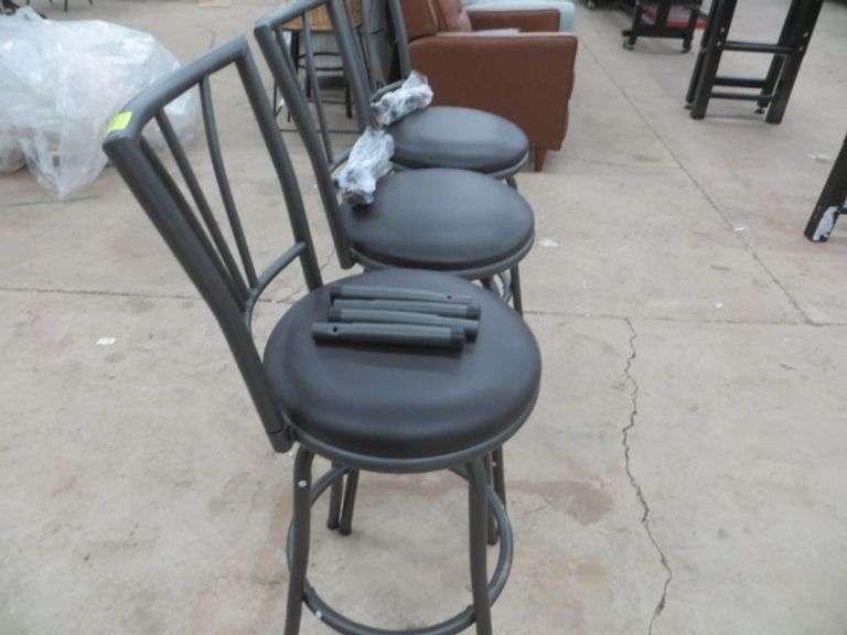 Bar Stools Assembled See Details Lambrecht Auction, Inc.