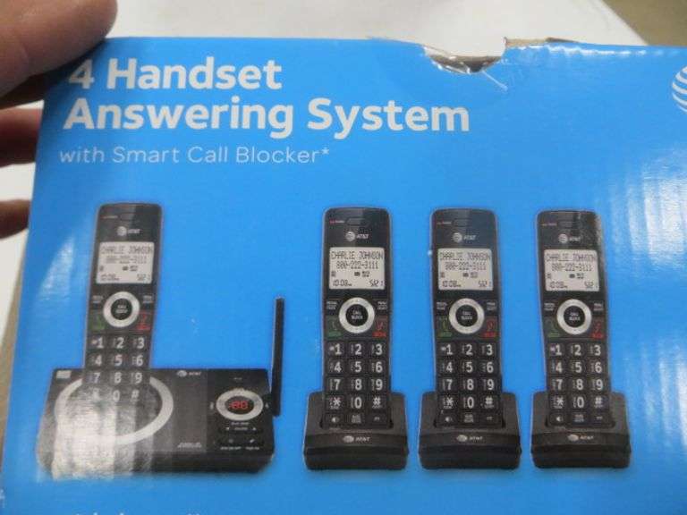 AT&T 4 Handset Answering System - Lambrecht Auction, Inc.