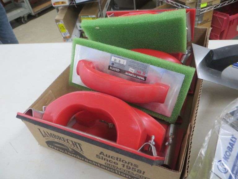 Drywall Tools Sanders, Sponges, Corner Trowel Lambrecht Auction, Inc.