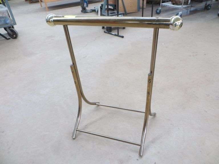 Brass Quilt Rack Lambrecht Auction, Inc.