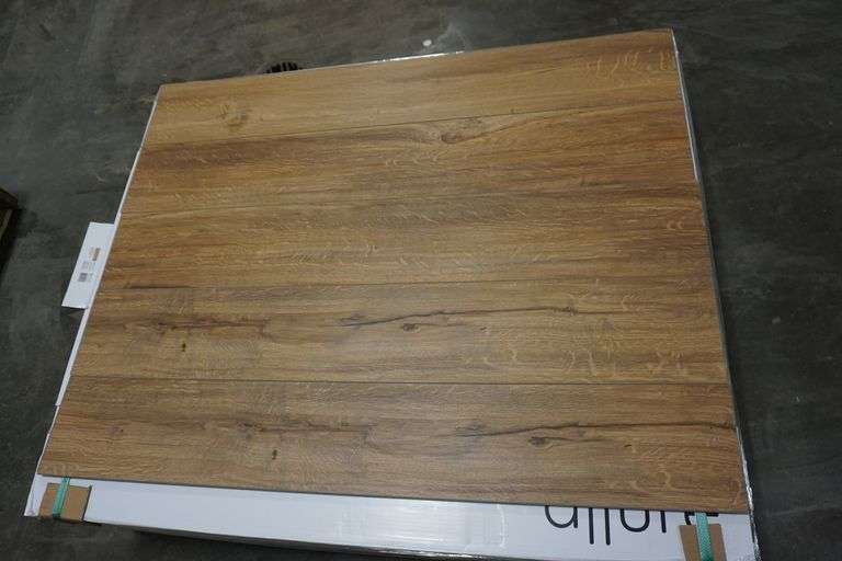 Apostle Islands Oak Vinyl Flooring 5mmx8"x48" Lambrecht Auction, Inc.