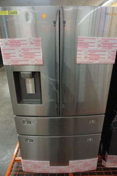 Silver Samsung 4 Door Refrigerator Lambrecht Auction Inc 
