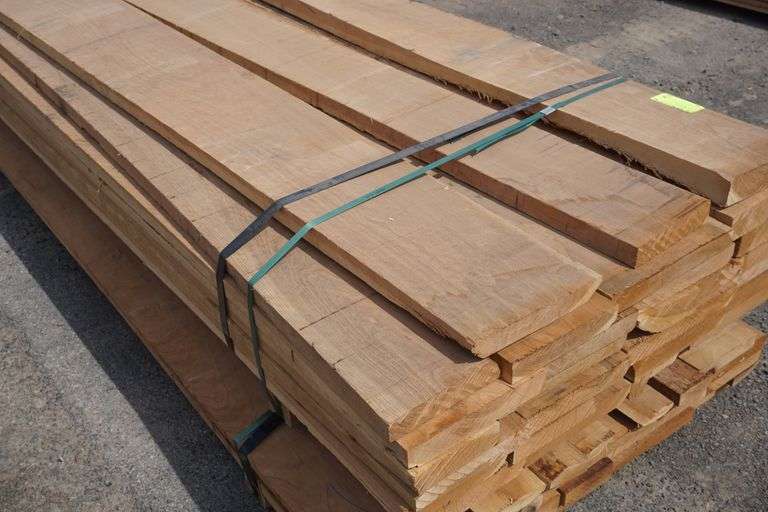 Cherry Rough Cut Hardwood Lumber RWxRHxRL Lambrecht Auction, Inc.