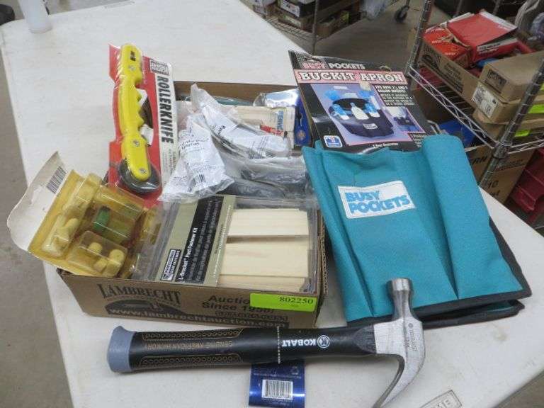 Hammer, Bucket Apron, Tie Twisters, Post Fasteners, etc. Lambrecht