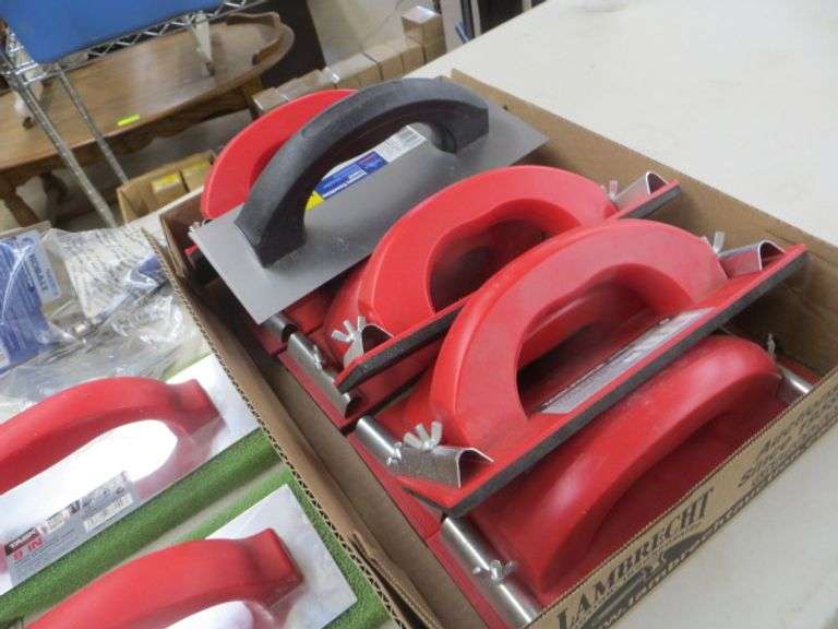 Drywall Tools Sanders, Sponges, Corner Trowel Lambrecht Auction, Inc.