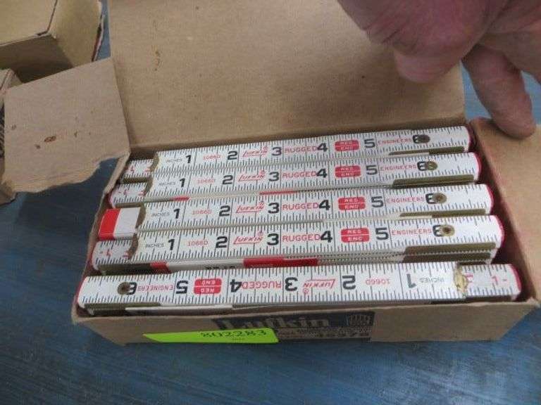 Five New Lufkin Folding Wooden Rules Lambrecht Auction, Inc.