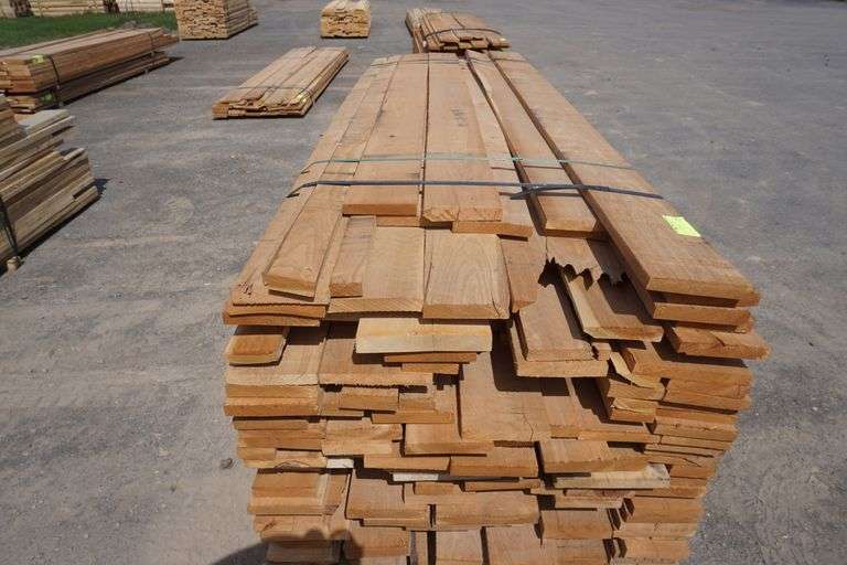 Cherry Rough Cut Hardwood Lumber RWxRHxRL Lambrecht Auction, Inc.