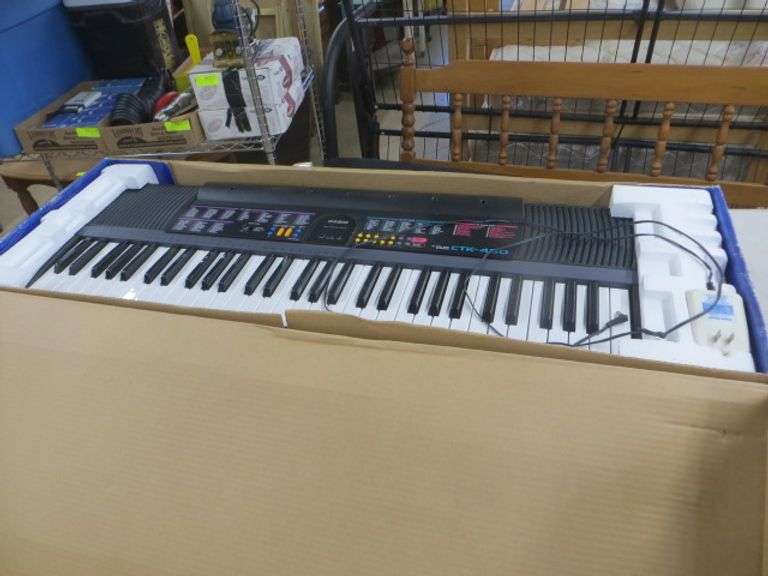 Casio CTK-480 Keyboard - Lambrecht Auction, Inc.