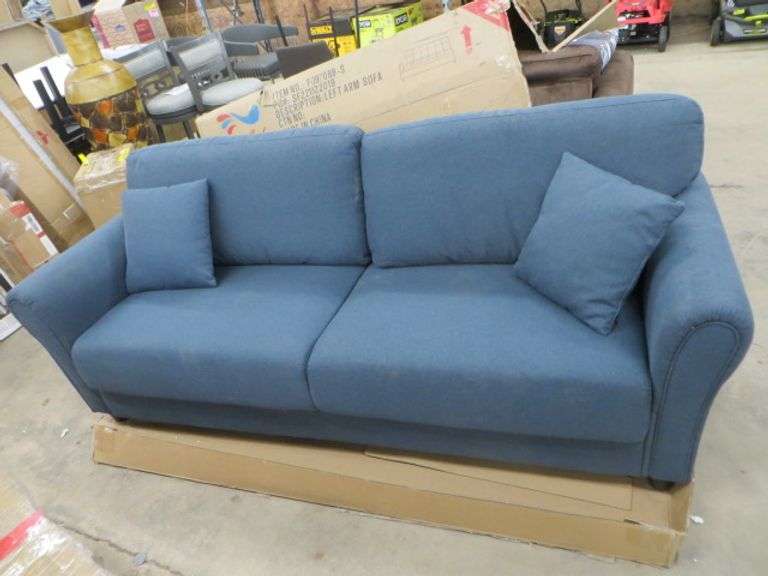 Dark Blue Sofa Lambrecht Auction, Inc.