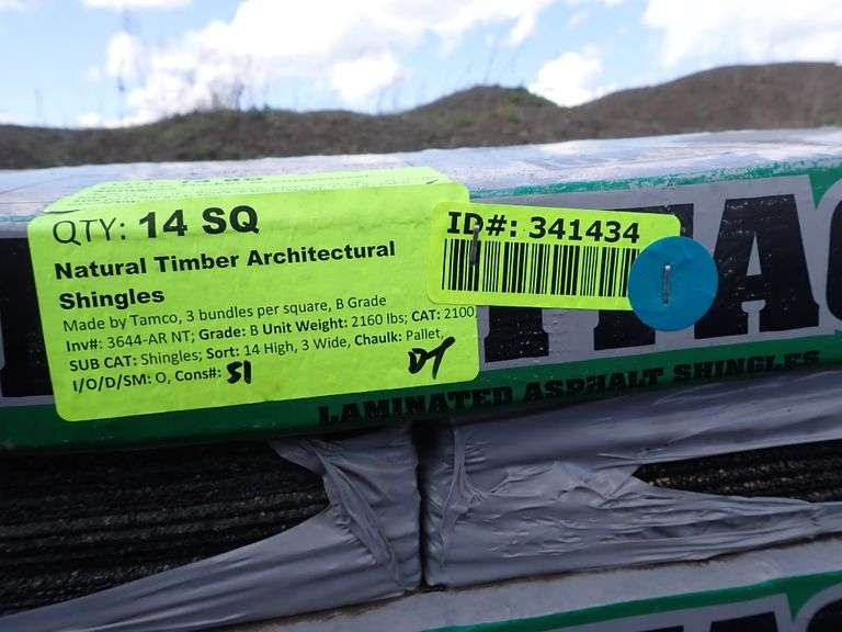 Natural Timber Architectural Shingles Lambrecht Auction, Inc.