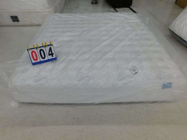 King Mattress Restonic Cloud Matrix Hybrid Firm Lambrecht Auction, Inc.