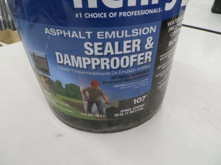 Henry Asphalt Emulision Sealer & Damp Proofer Lambrecht Auction, Inc.