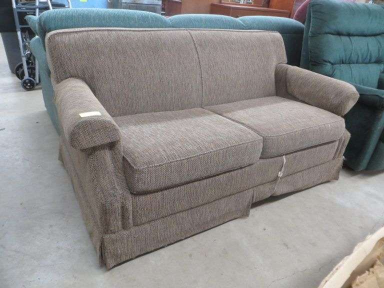 LazyBoy Loveseat Sleeper Pretty Good Condition Lambrecht Auction, Inc.