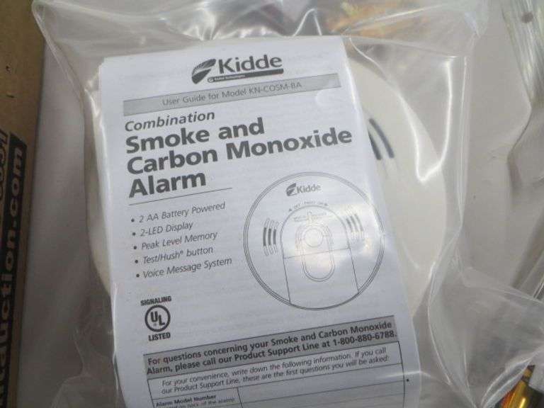 Kidde Carbon Monoxide Alarms See Pics Lambrecht Auction, Inc.
