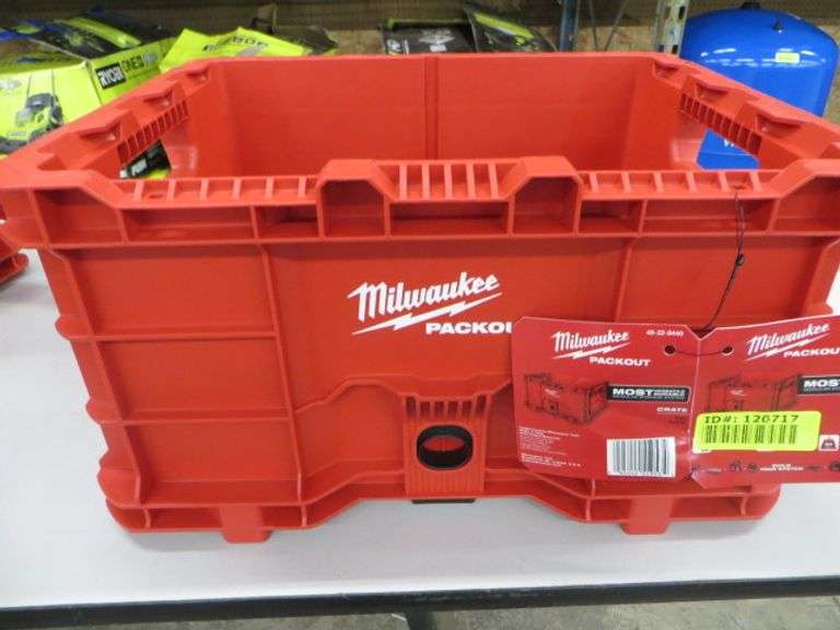 Milwaukee Packout Crate Lambrecht Auction, Inc.