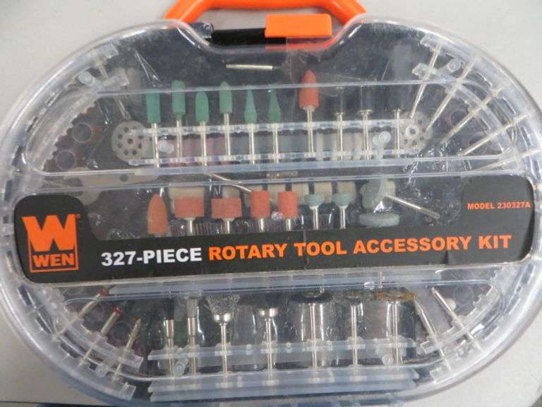 Dremel Kit WEN Rotary Tool Accessory Kit 327 Pcs, Multiple Grit