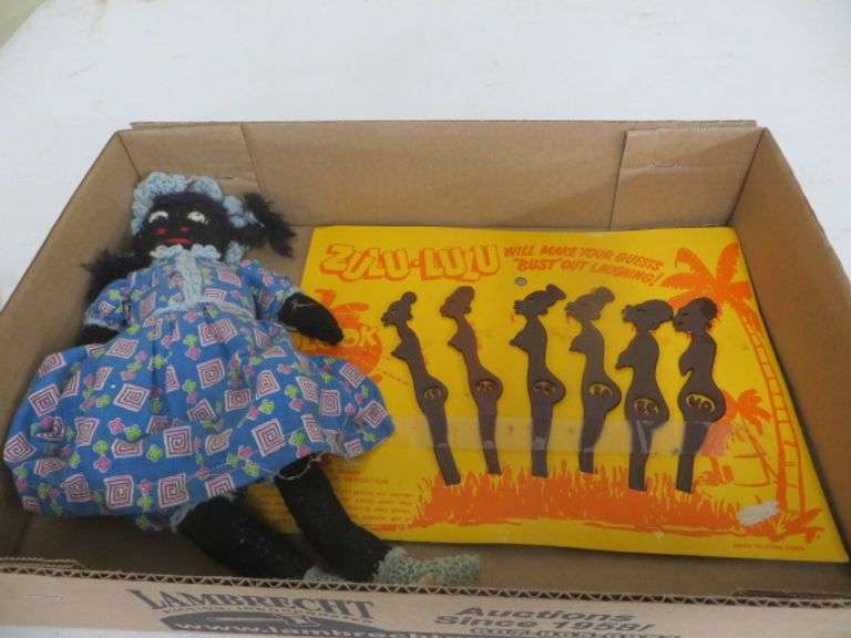 ZuluLulu Aging Bust Drink Stirrers and African American Doll