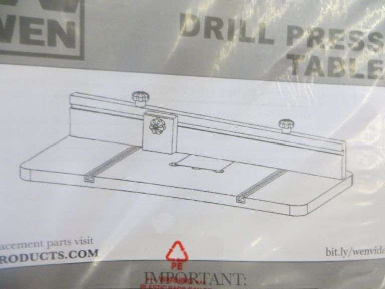 Wen Drill Press Table Lambrecht Auction, Inc.