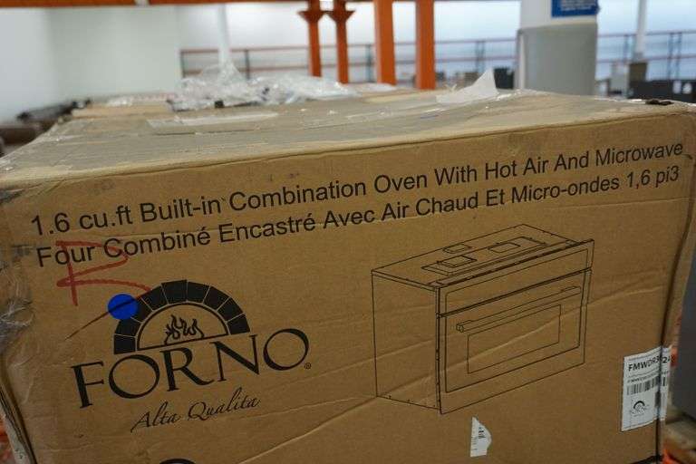 Forno 24 in. Electric Convention Wall Oven with BuiltIn Microwave in