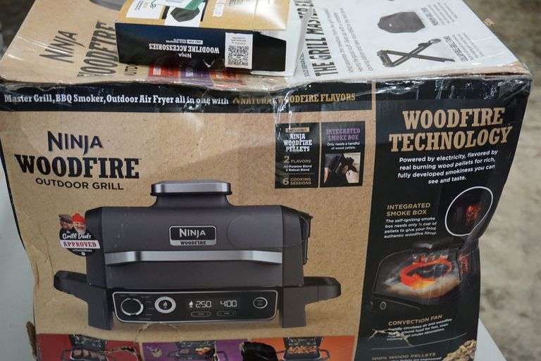 Ninja WoodFire Outdoor Grill Lambrecht Auction, Inc.