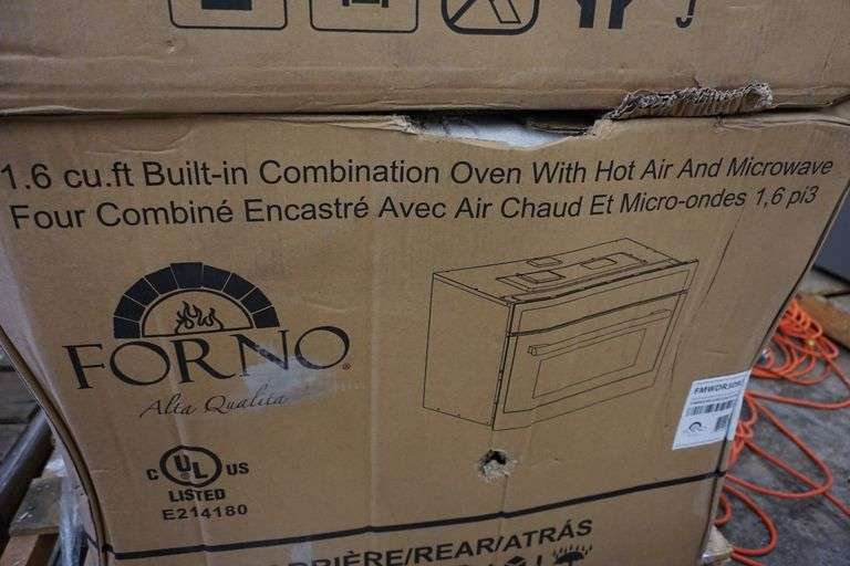 Forno 24 in. Electric Convention Wall Oven with BuiltIn Microwave in