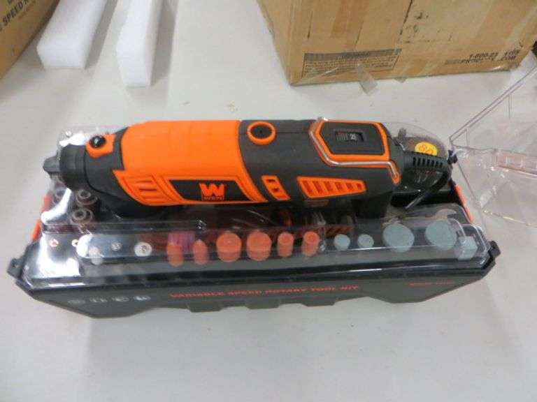Wen Variable Speed Rotary Tool Kit Lambrecht Auction, Inc.