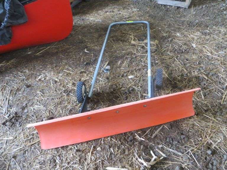 Angled Snow Pusher Lambrecht Auction, Inc.