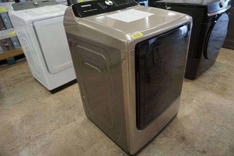 Samsung 7.4 cu. ft. Smart Electric Dryer with Steam Sanitize+ in