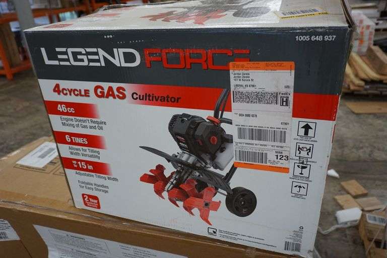 Legand Force 15 in. 46 cc Gas Powered 4Cycle Gas Cultivator