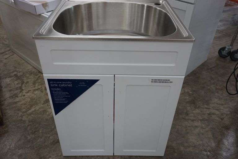 Hampton Bay AllInOne Laundry Sink Lambrecht Auction, Inc.