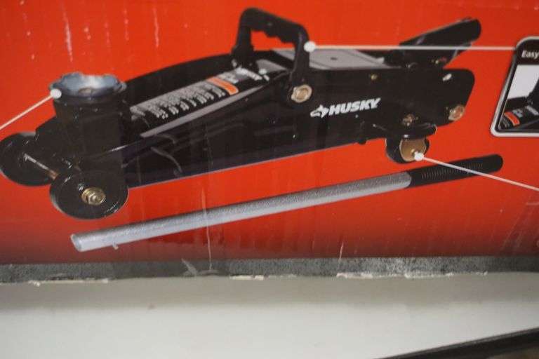 Husky 2 Ton Trolley Jack Used Lambrecht Auction, Inc.