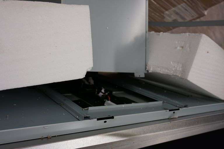 Forno Arezzo 44 in. Ceiling Mount Range Hood in Stainless Steel