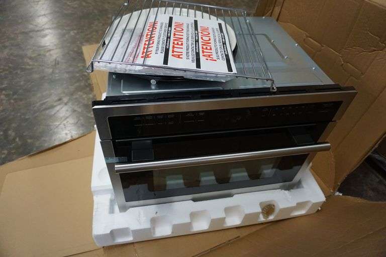 Forno 24 in. Electric Convention Wall Oven with BuiltIn Microwave in