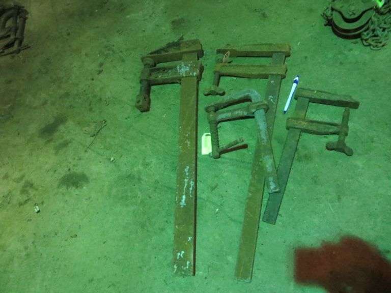 Assorted Bar Clamps 8 To 24 Lambrecht Auction Inc assorted-bar-clamps-8-to-24-lambrecht-auction-inc