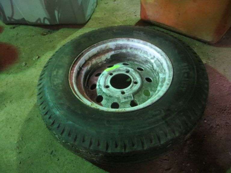Trailer Wheel and Tire B78/13ST Lambrecht Auction, Inc.