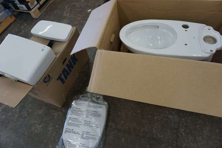 Toto Toilet Tank And Bowl Lambrecht Auction, Inc.