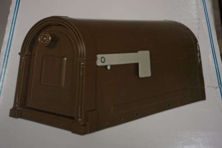 Architectural Mailboxes Garrison Bronze Steel Post Mount