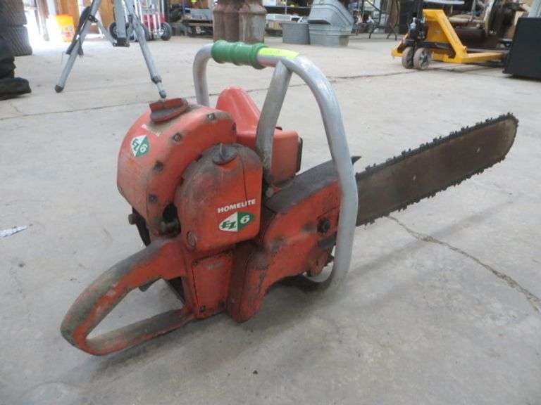 Homelite EZ 6 Chainsaw Lambrecht Auction, Inc.