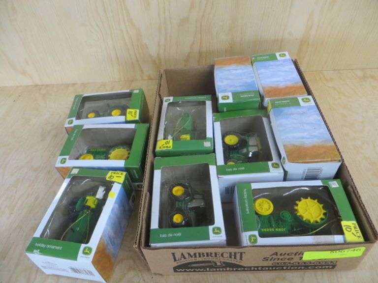 John Deere Holiday Ornaments Lambrecht Auction, Inc.