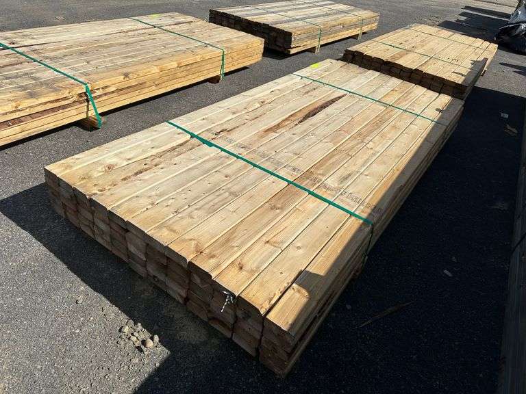 SPF Dimensional Lumber 2"x4"x8' *See Description* Lambrecht Auction, Inc.