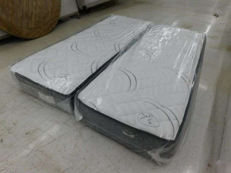 Split Queen Mattress Restonic Imperial Pocketed Coil Split Firm/Firm