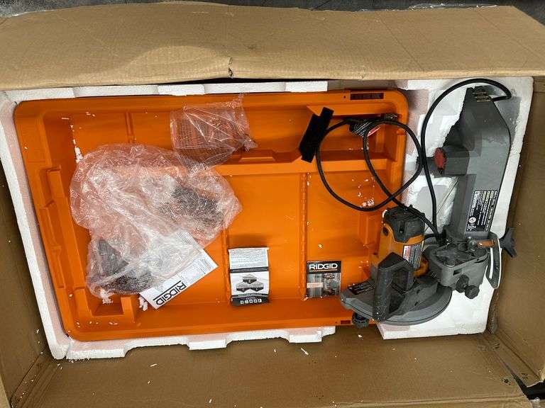 Rigid 8" Wet Tile Saw Broken Lambrecht Auction, Inc.