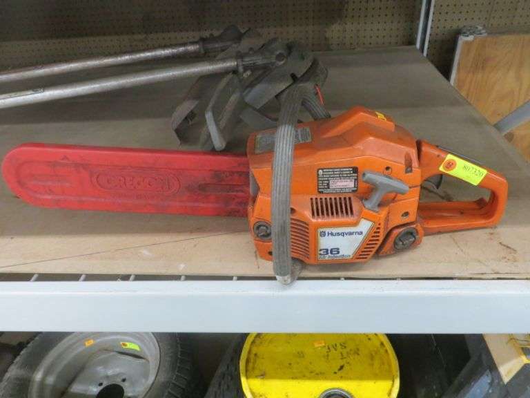 Husqvarna 36 Chainsaw Lambrecht Auction, Inc.